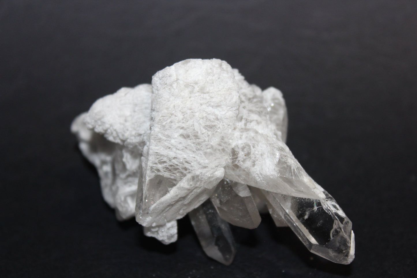 Cluster - Clear Quartz (Tibet, Alpine Quartz with inclusions) - med