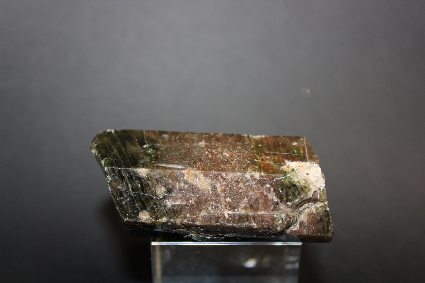 Raw - Epidote (1/2 polished) - lge