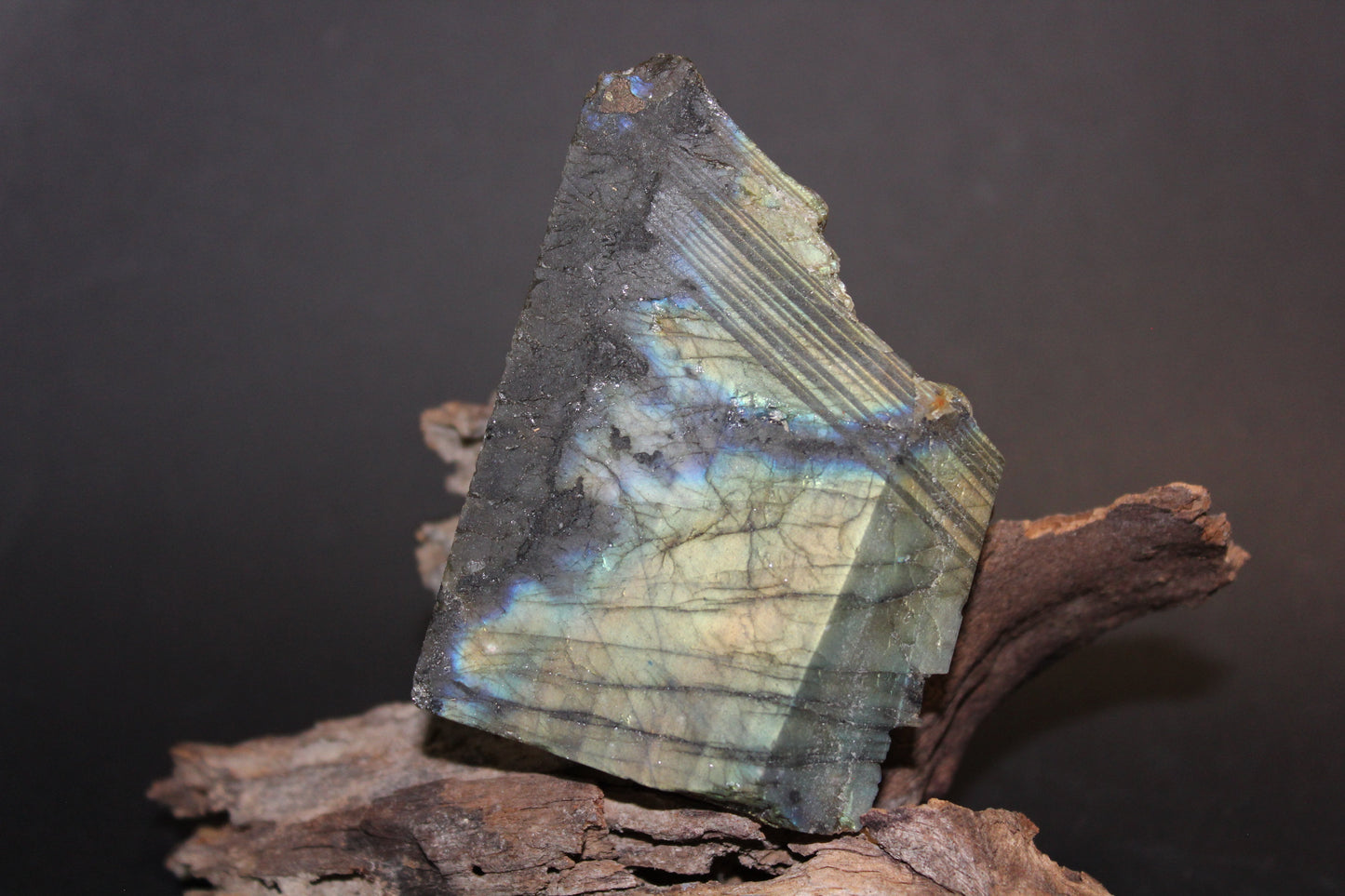 Slice - Labradorite (raw) - sml