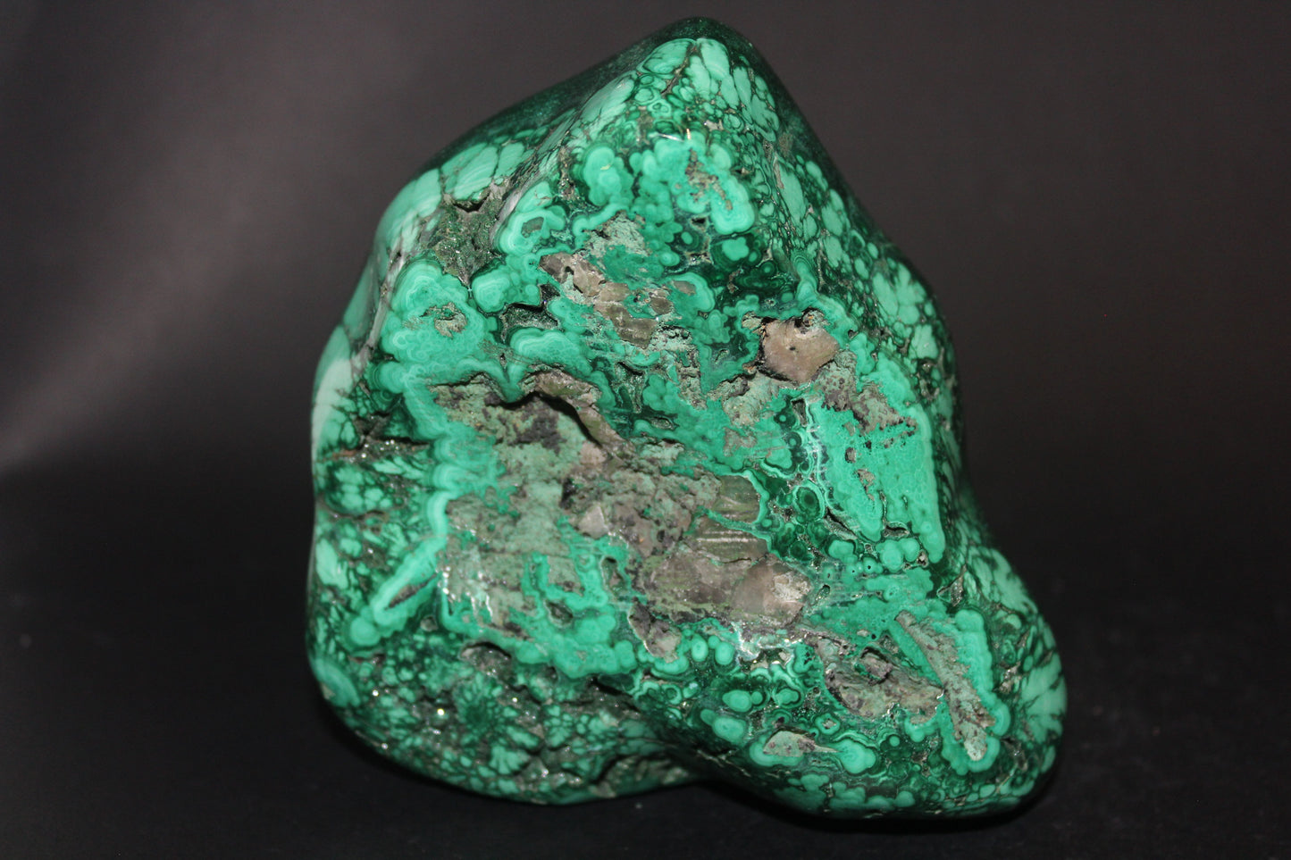Raw - Malachite (Congo) - polished - lge