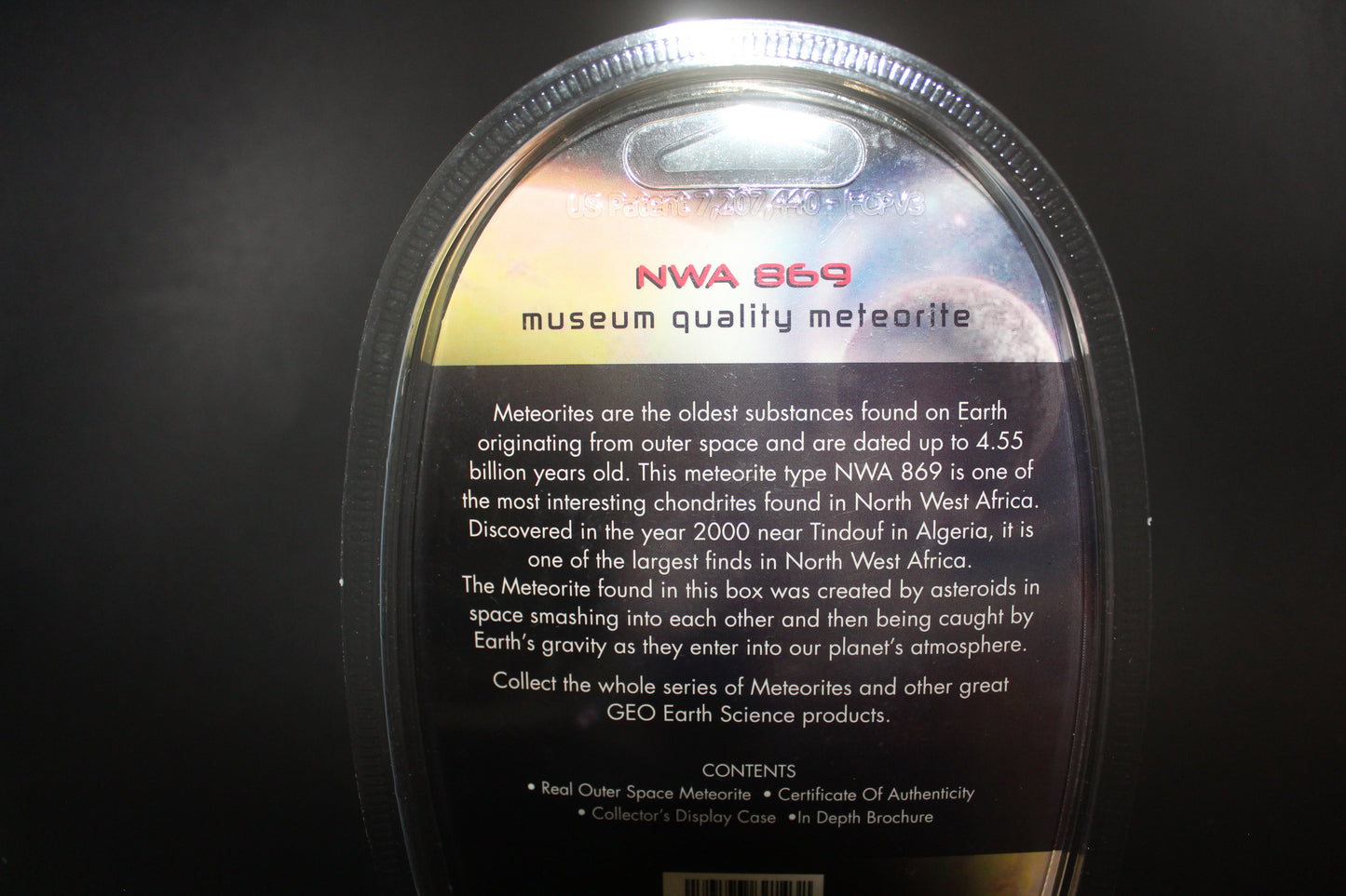 Raw - Meteorite (NWA869, Africa) - sml