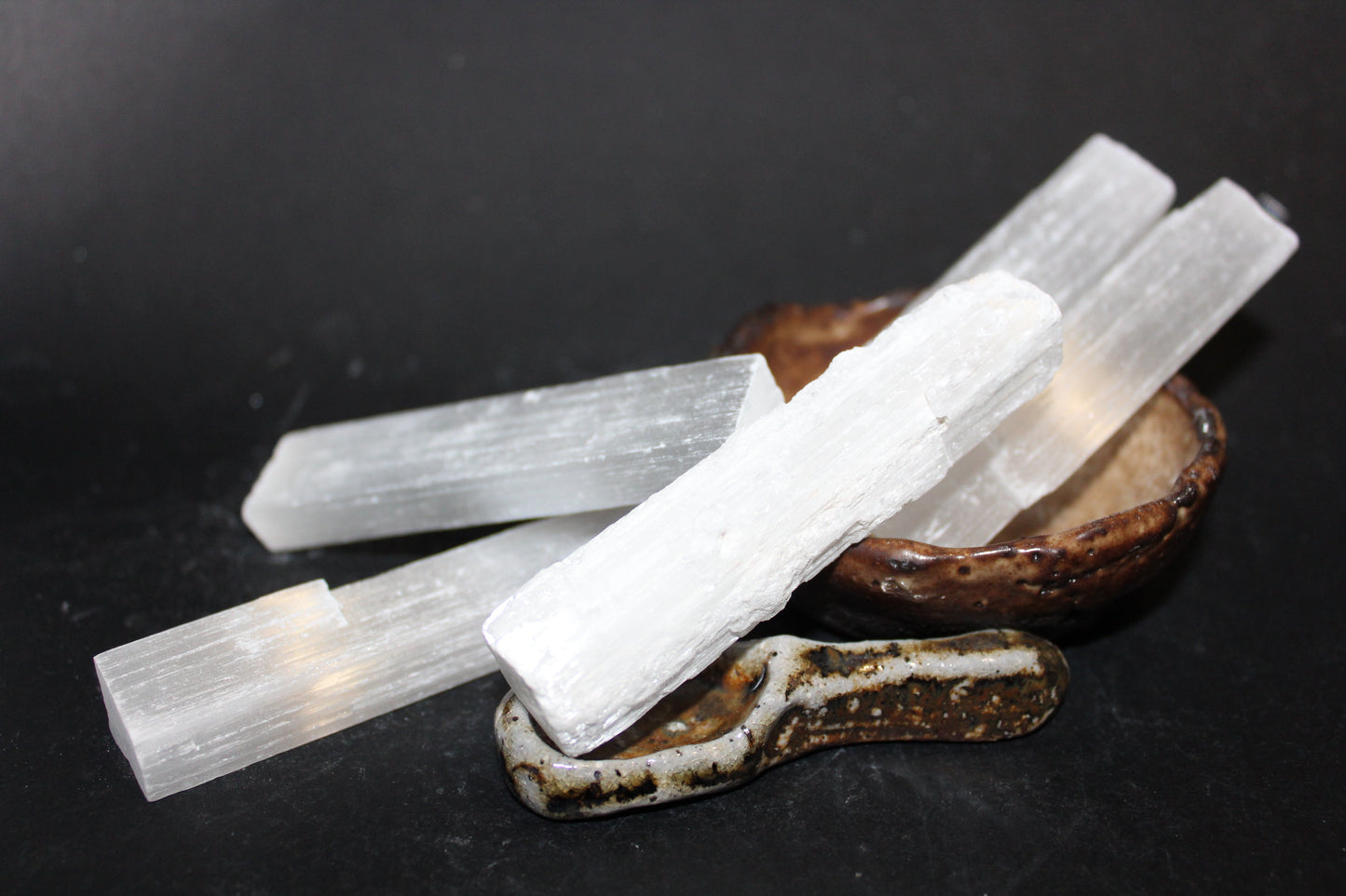 Raw - Selenite - Wand - sml