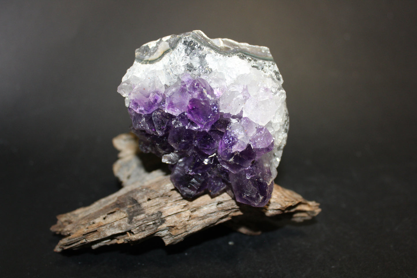 Cluster - Amethyst (flat) - med