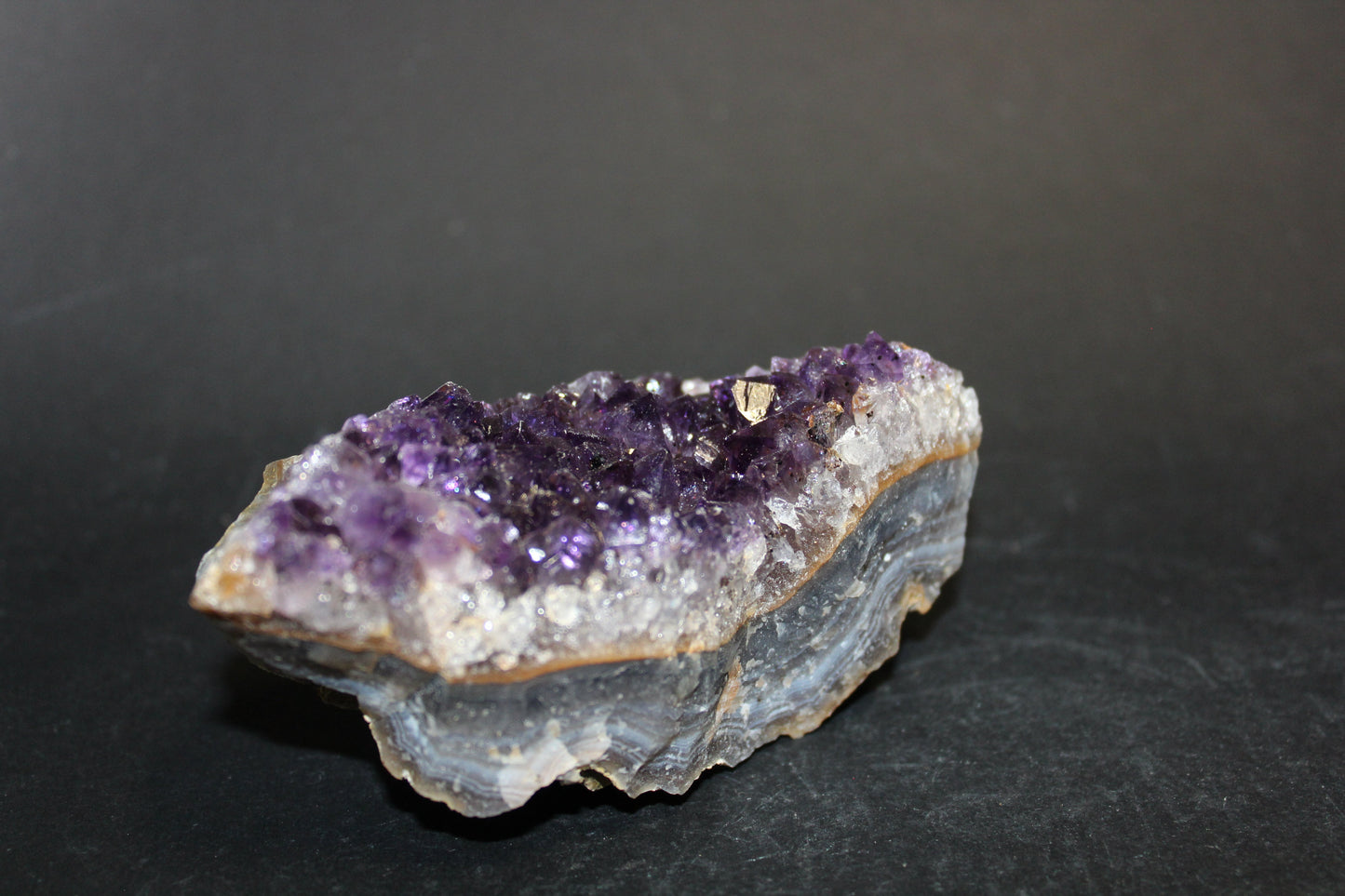 Cluster - Amethyst (flat) - med