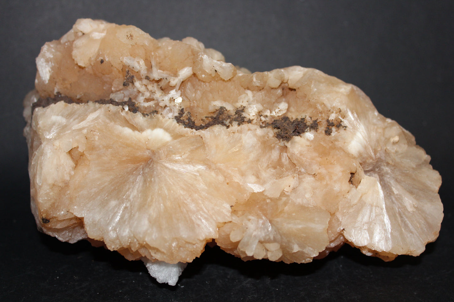 Raw - Stilbite (with Calcite) - lge