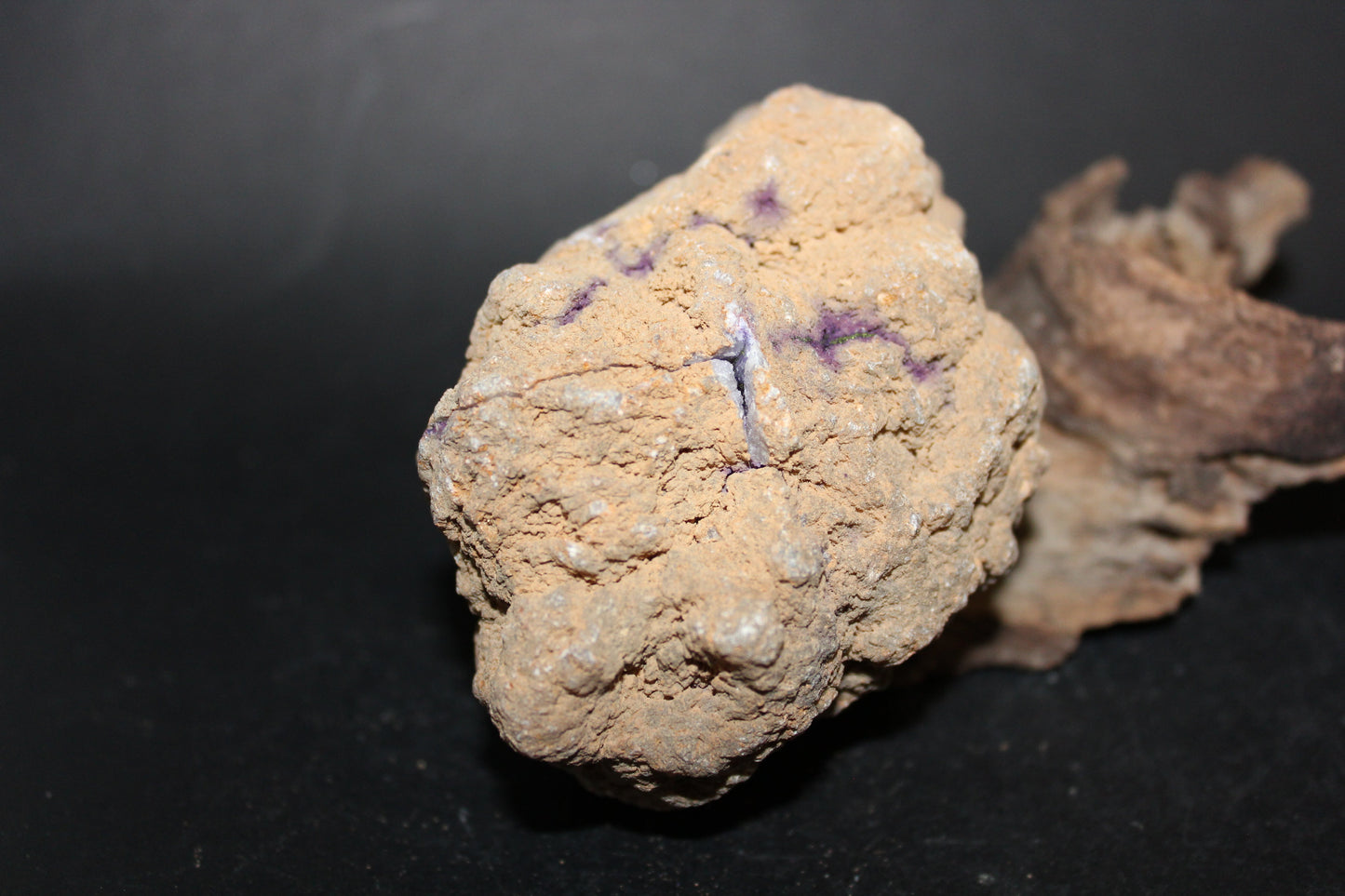 Geode - Clear Quartz (Purple/Green - dyed) - sml/med