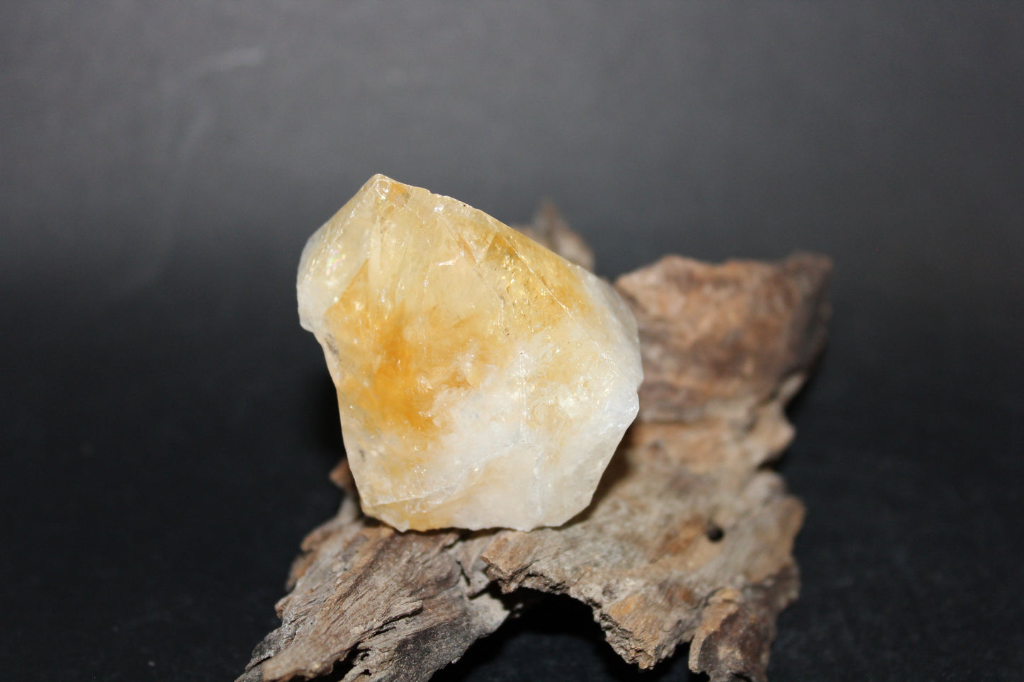 Point - Citrine (sawn base) - lge