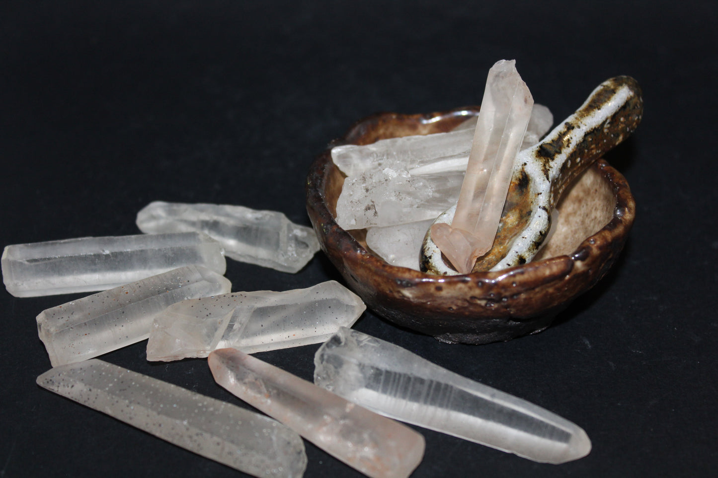 Point - Clear Quartz - Lemurian - med