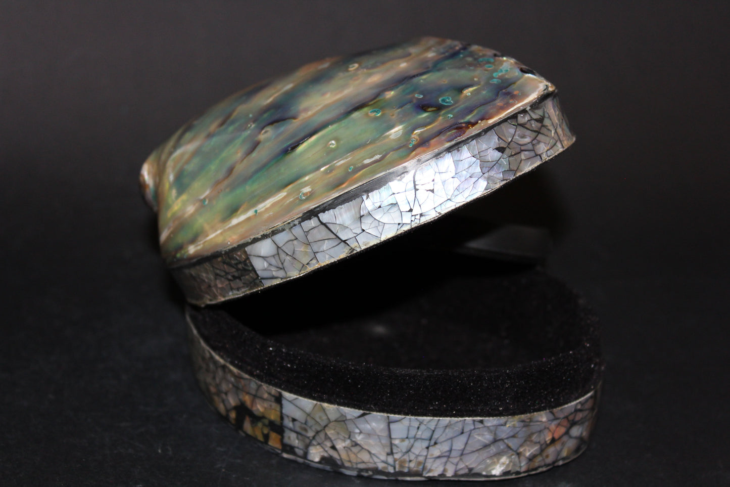 Box - Shell - Abalone - med