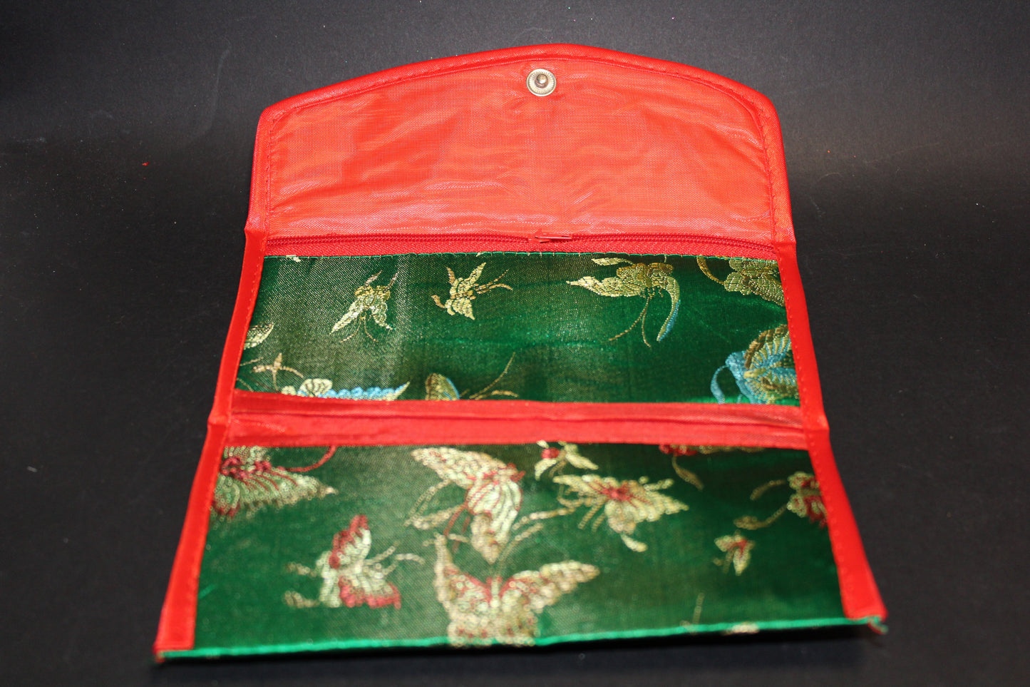 Purse - embroidered silk