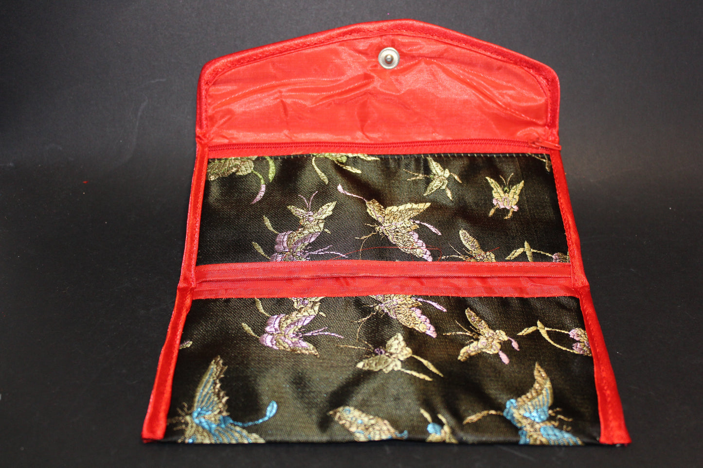 Purse - embroidered silk