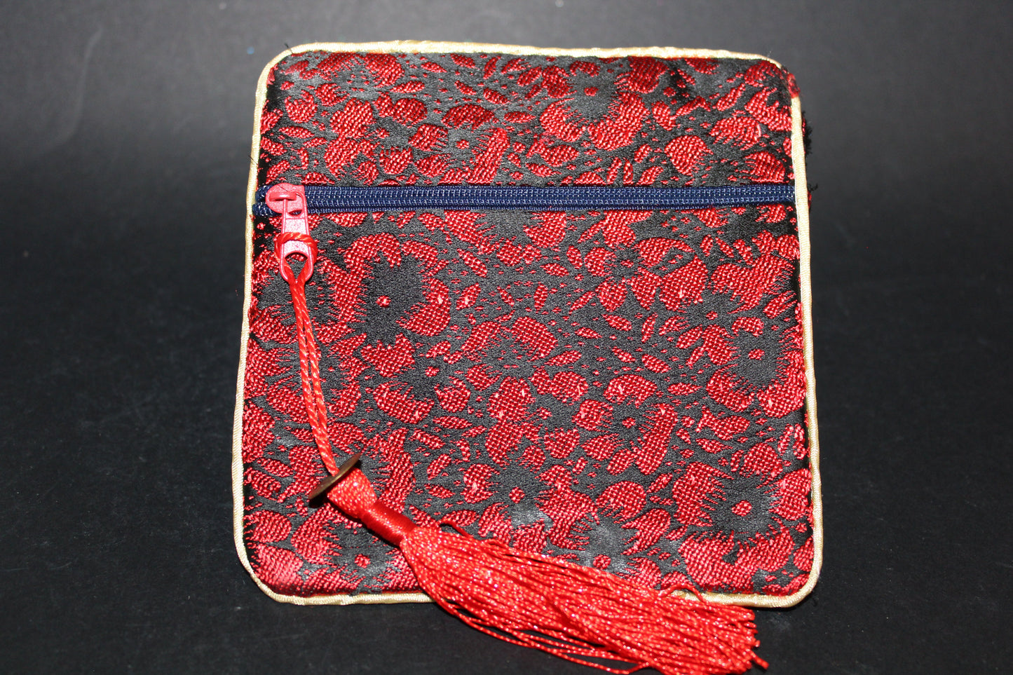 Purse - embroidered silk - sml