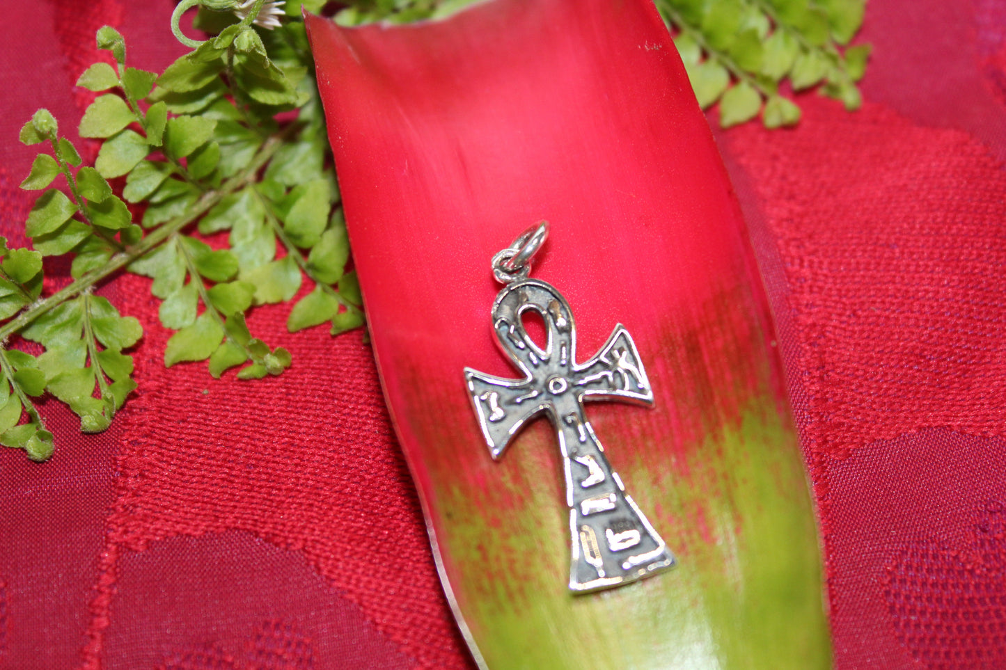 Pendant - S/S - Ankh - med