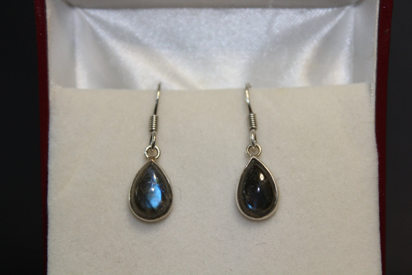Earrings - Labradorite - tear
