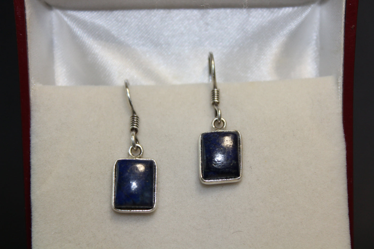 Earrings - Lapis Lazuli - square
