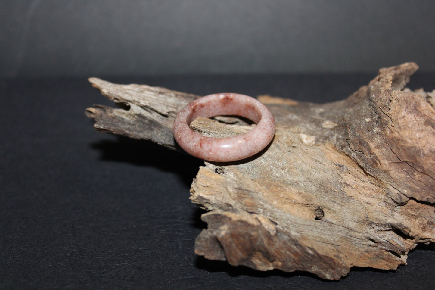 Ring - Carved Crystal - Red Aventurine