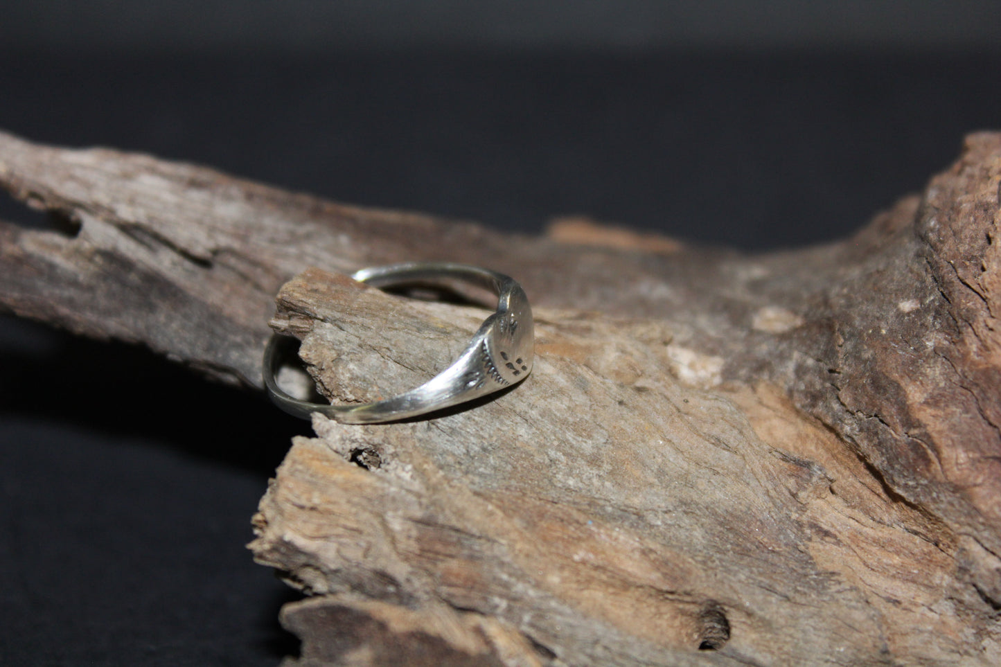Ring - Stirling Silver - Heart (signet ring)