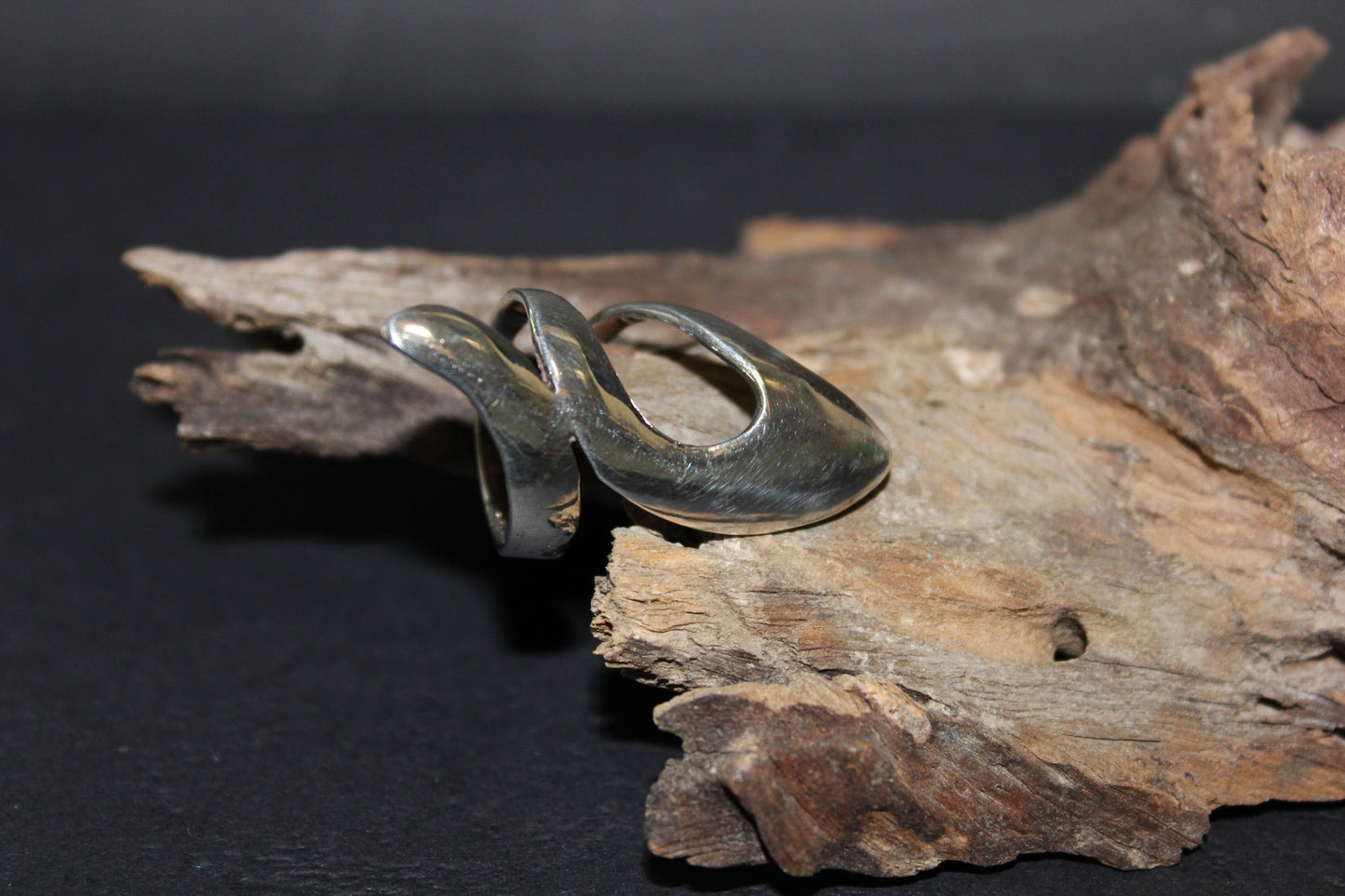 Ring - Stirling Silver - wavy design