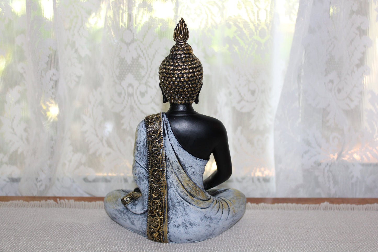 Statue - Buddha - Thai (blue/gold robe)