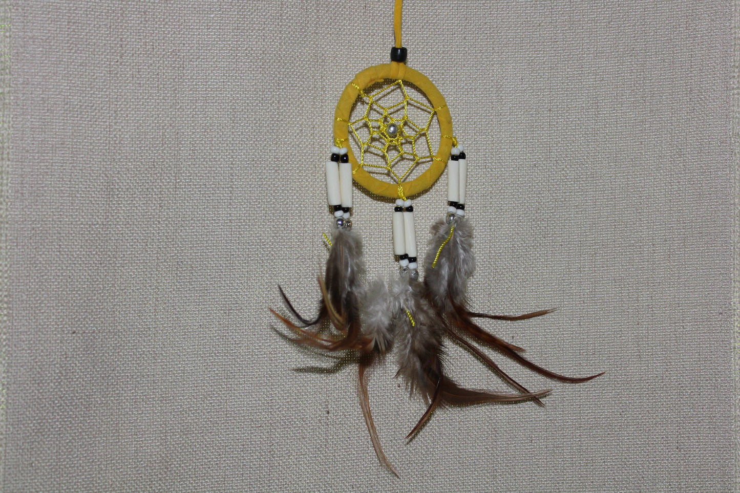 Dreamcatcher - 6cm - Yellow