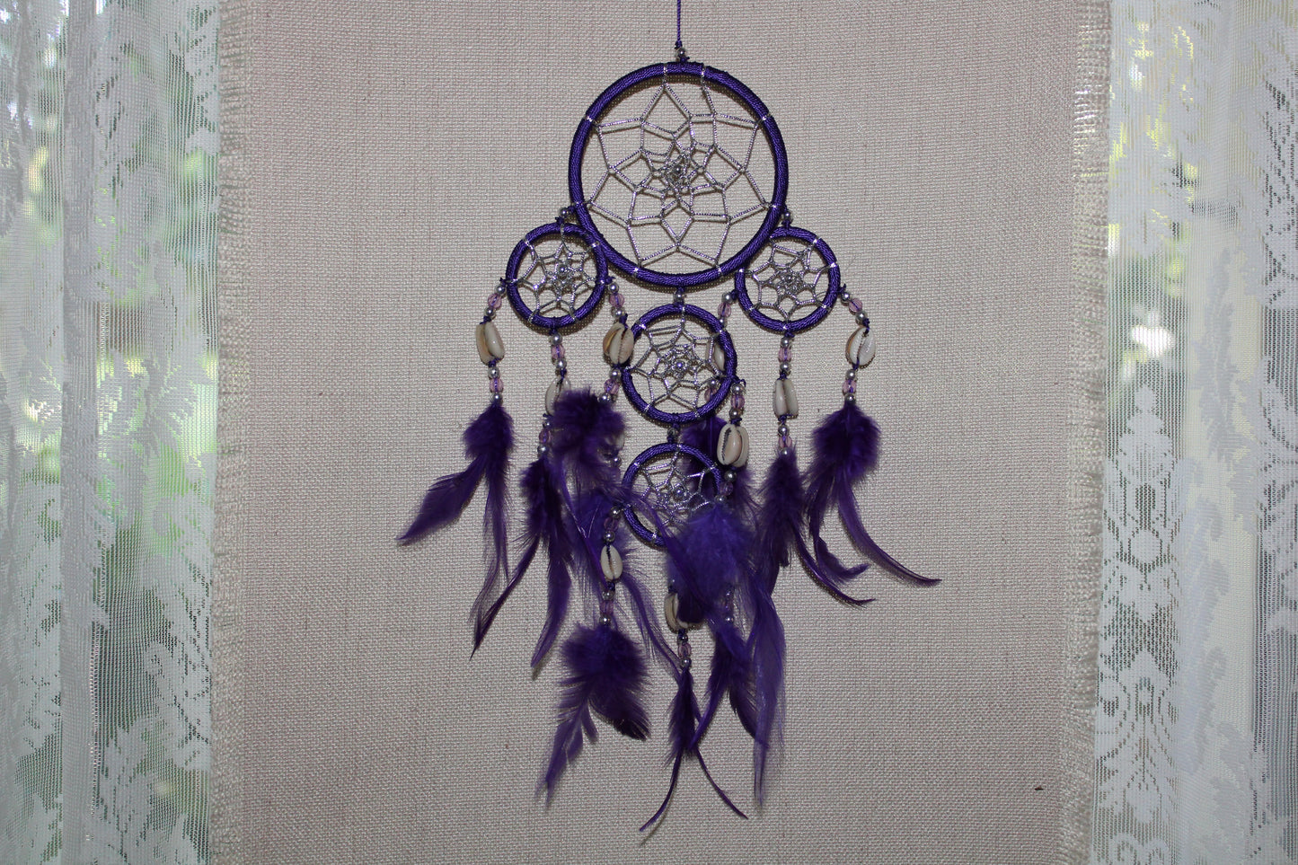 Dreamcatcher - 9cm - Purple