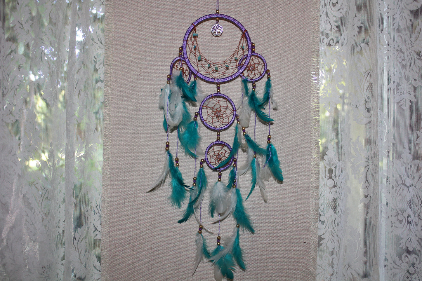 Dreamcatcher - 12cm - Purple