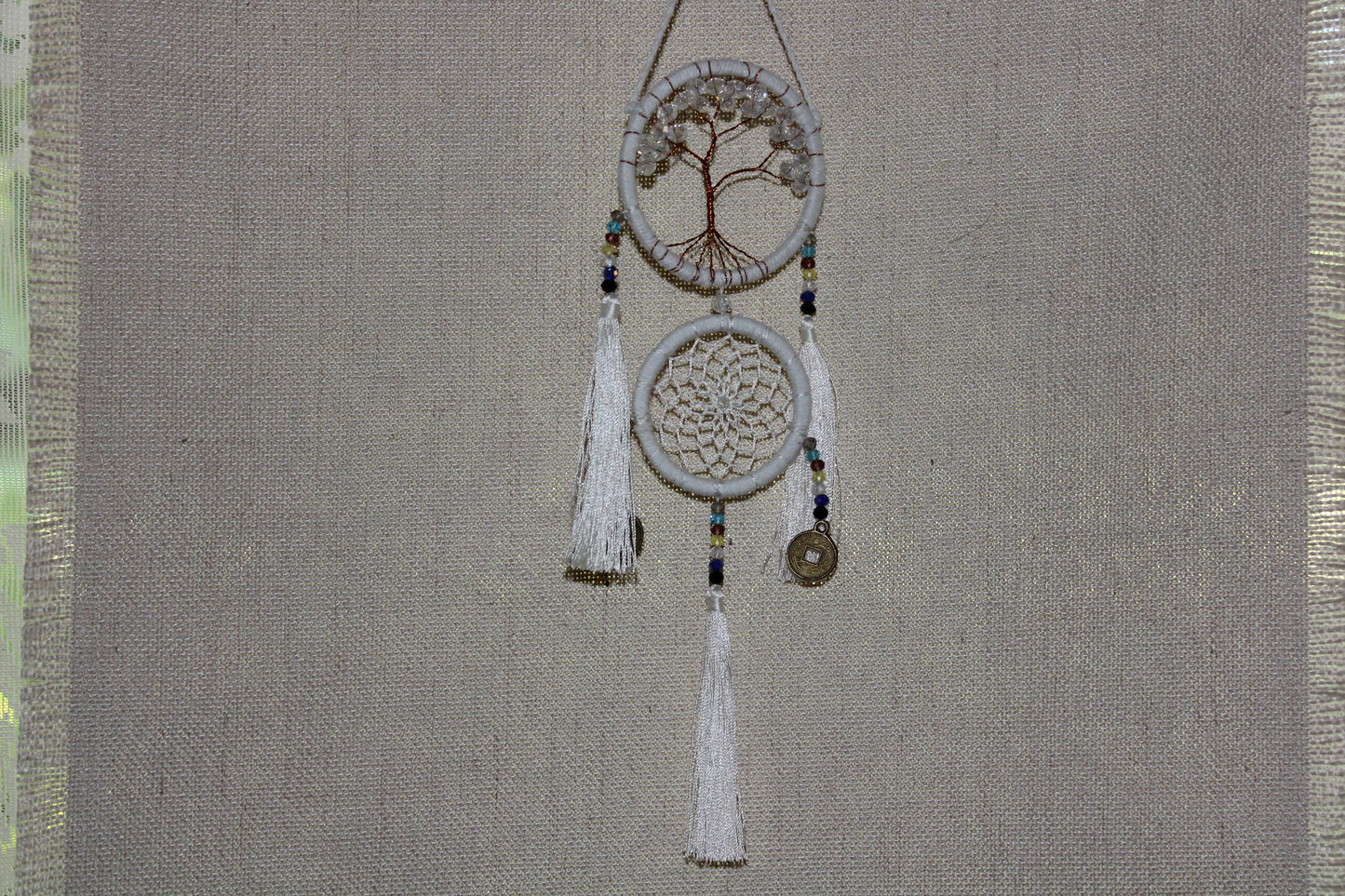 Dreamcatcher - 6cm - White