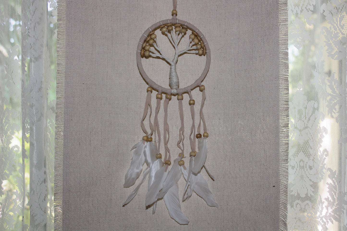 Dreamcatcher - 12cm - Beige