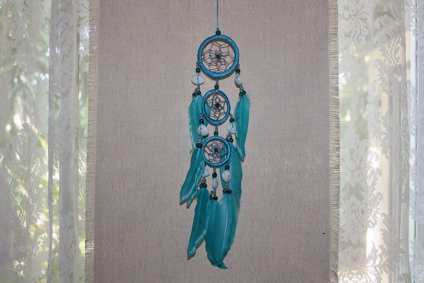 Dreamcatcher - 6cm - Blue