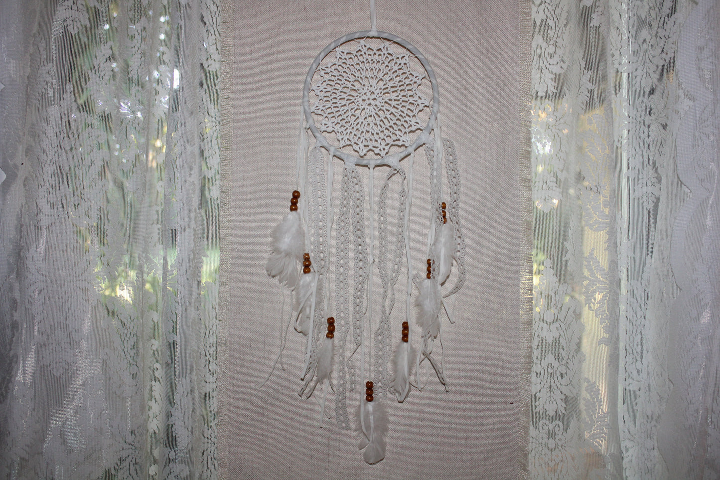 Dreamcatcher - 16cm - White