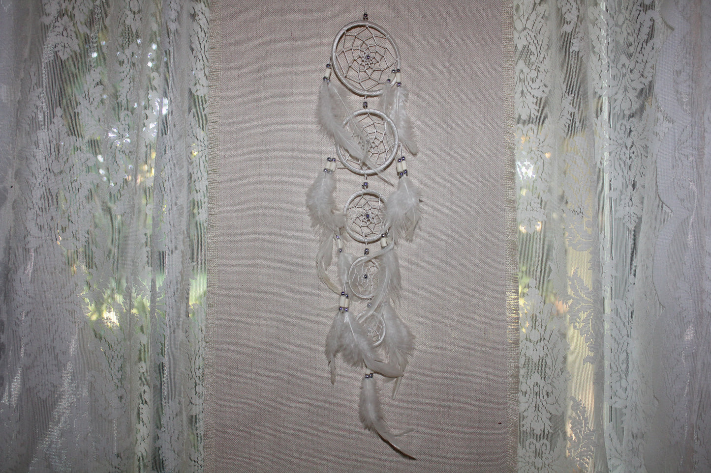 Dreamcatcher - 9cm - White