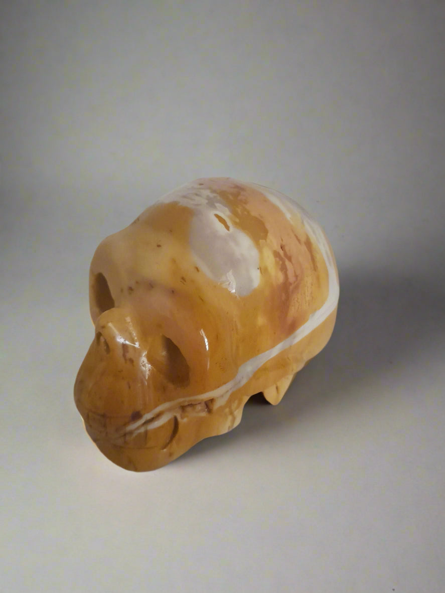 Skull - Mookaite - med/lge