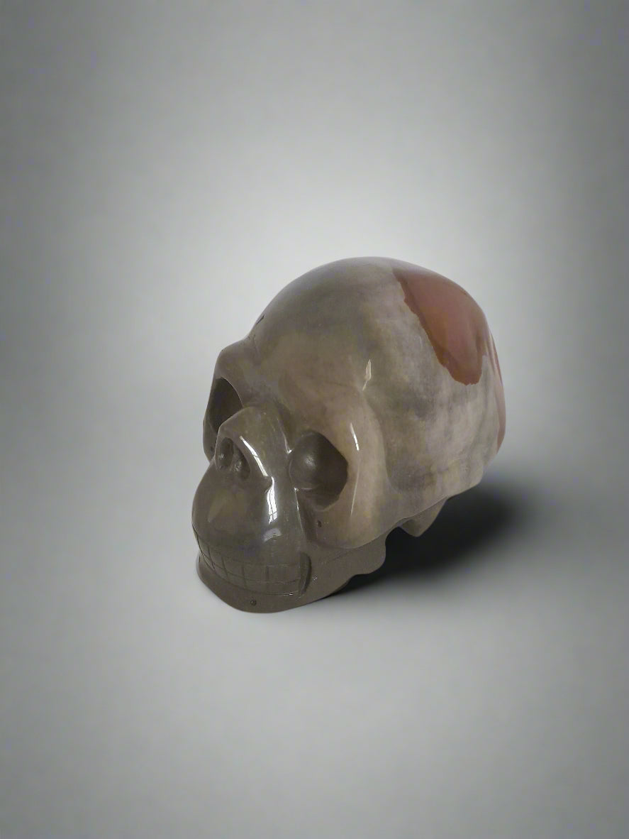 Skull - Polychrome Jasper - lge