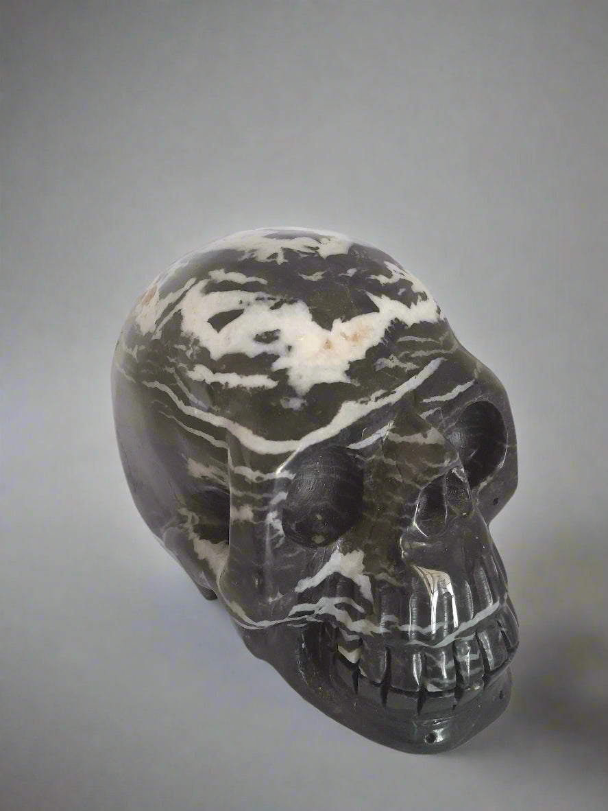 Skull - Zebra Marble - xlge