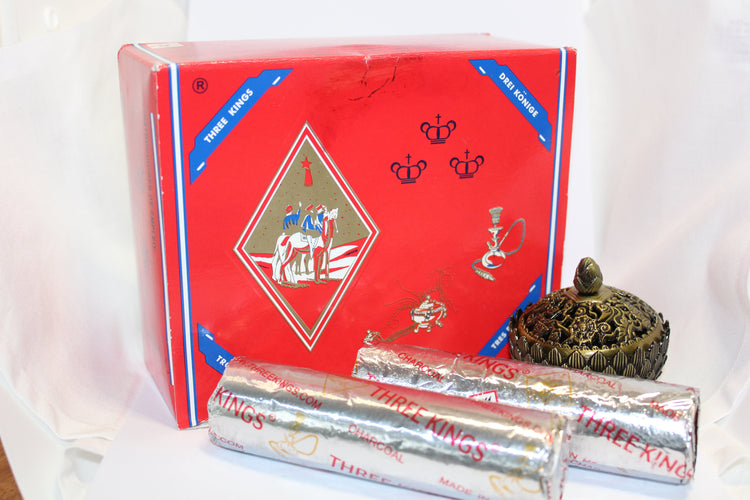 Charcoal discs in package