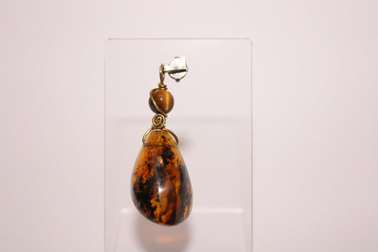 Pendant - Amber - med