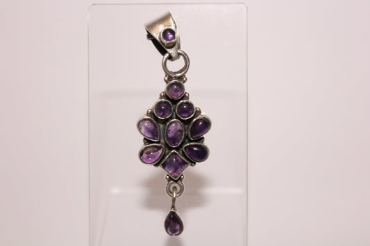 Pendant - Amethyst - lge