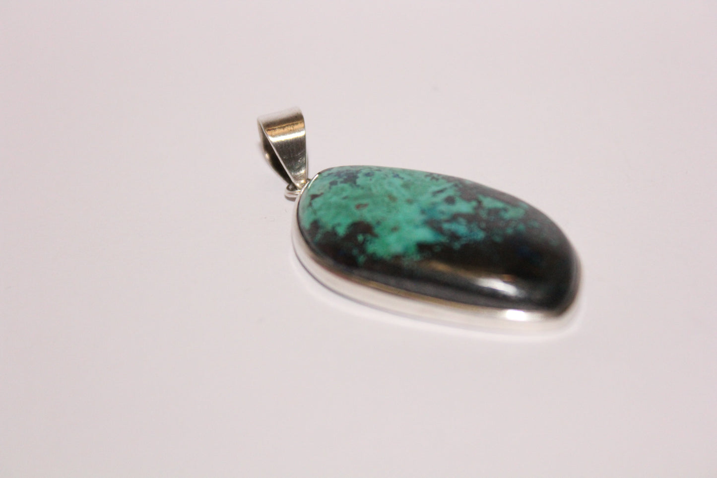 Pendant - Azurite with Malachite - lge