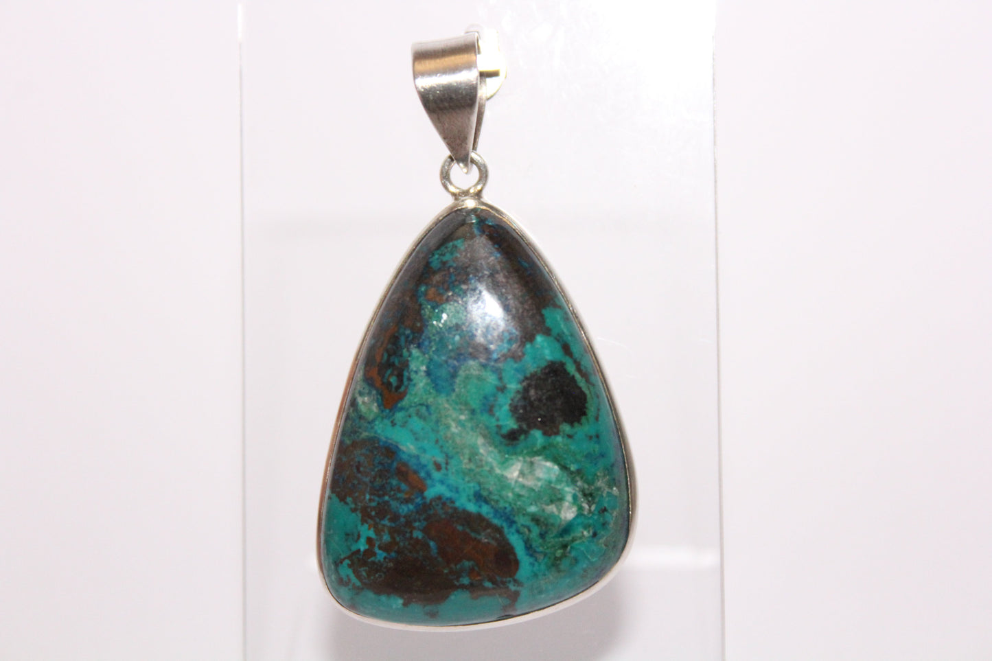 Pendant - Azurite with Malachite - lge