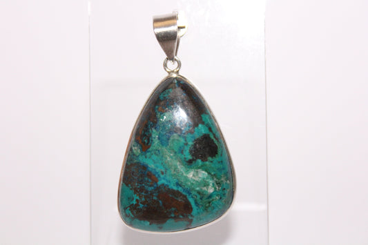 Pendant - Azurite with Malachite - lge