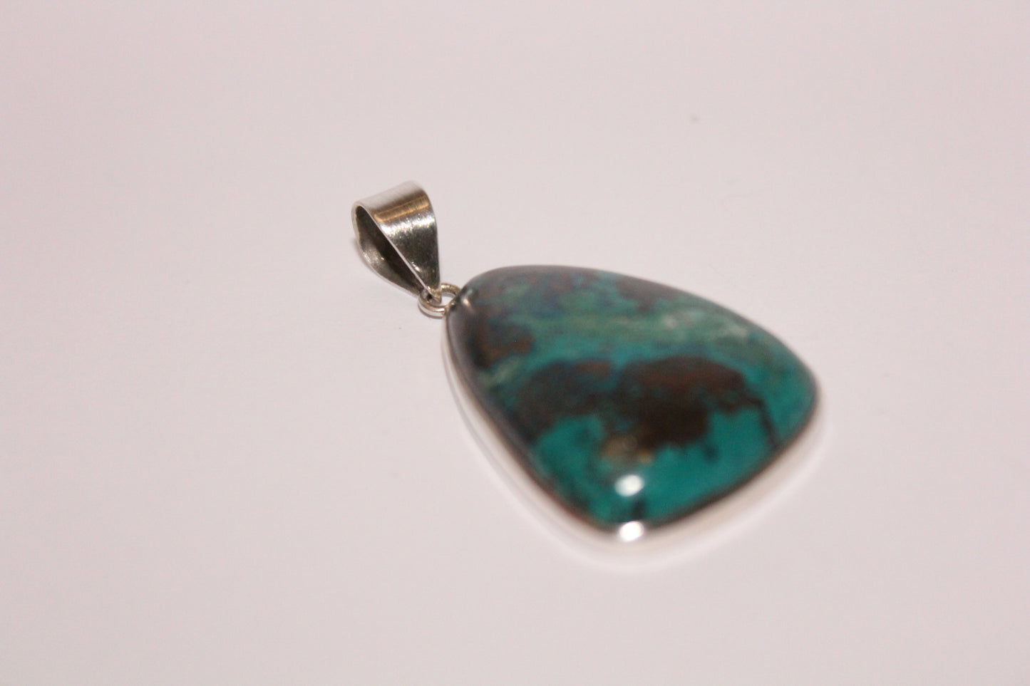 Pendant - Azurite with Malachite - lge
