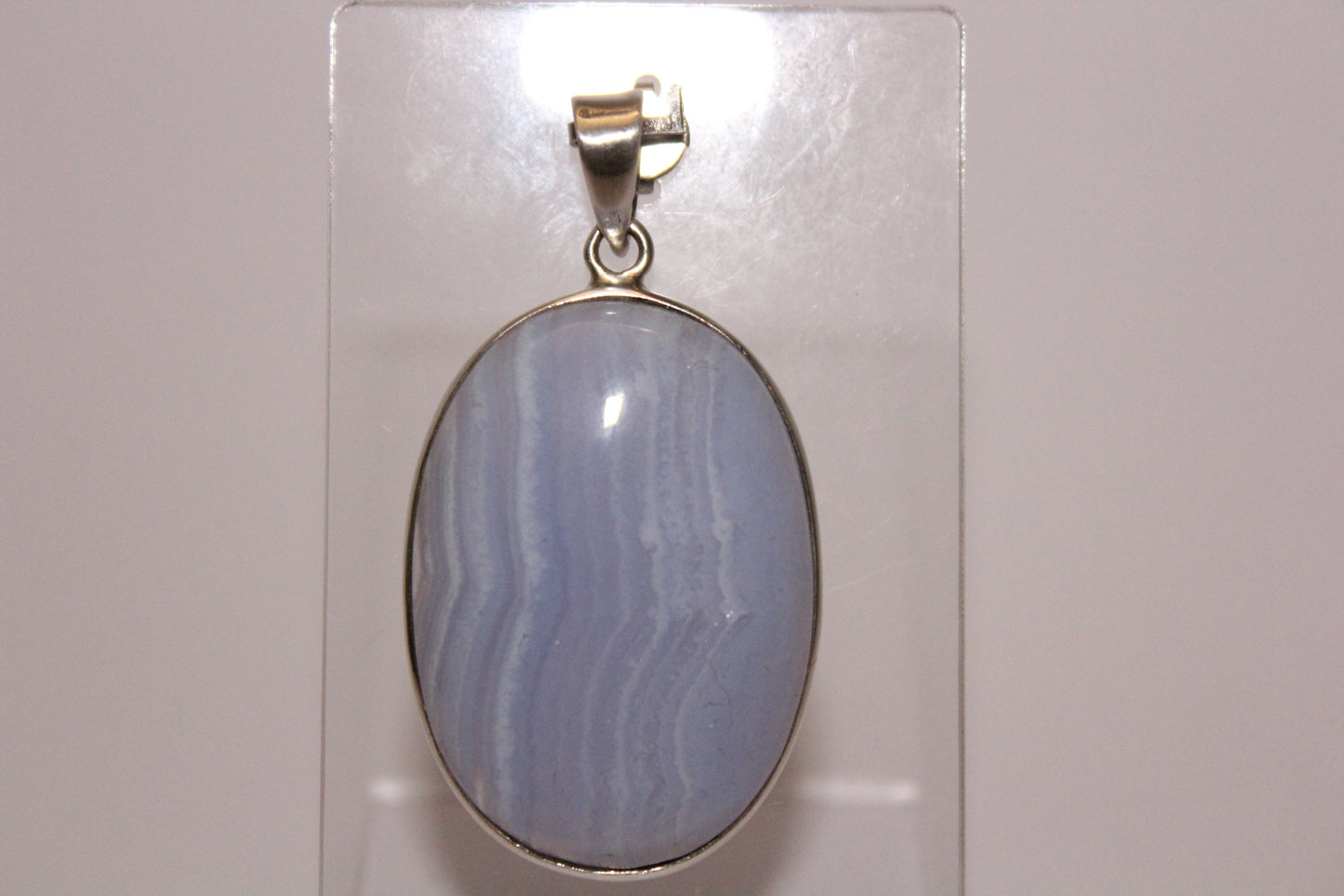 Pendant - Blue Lace Agate - lge