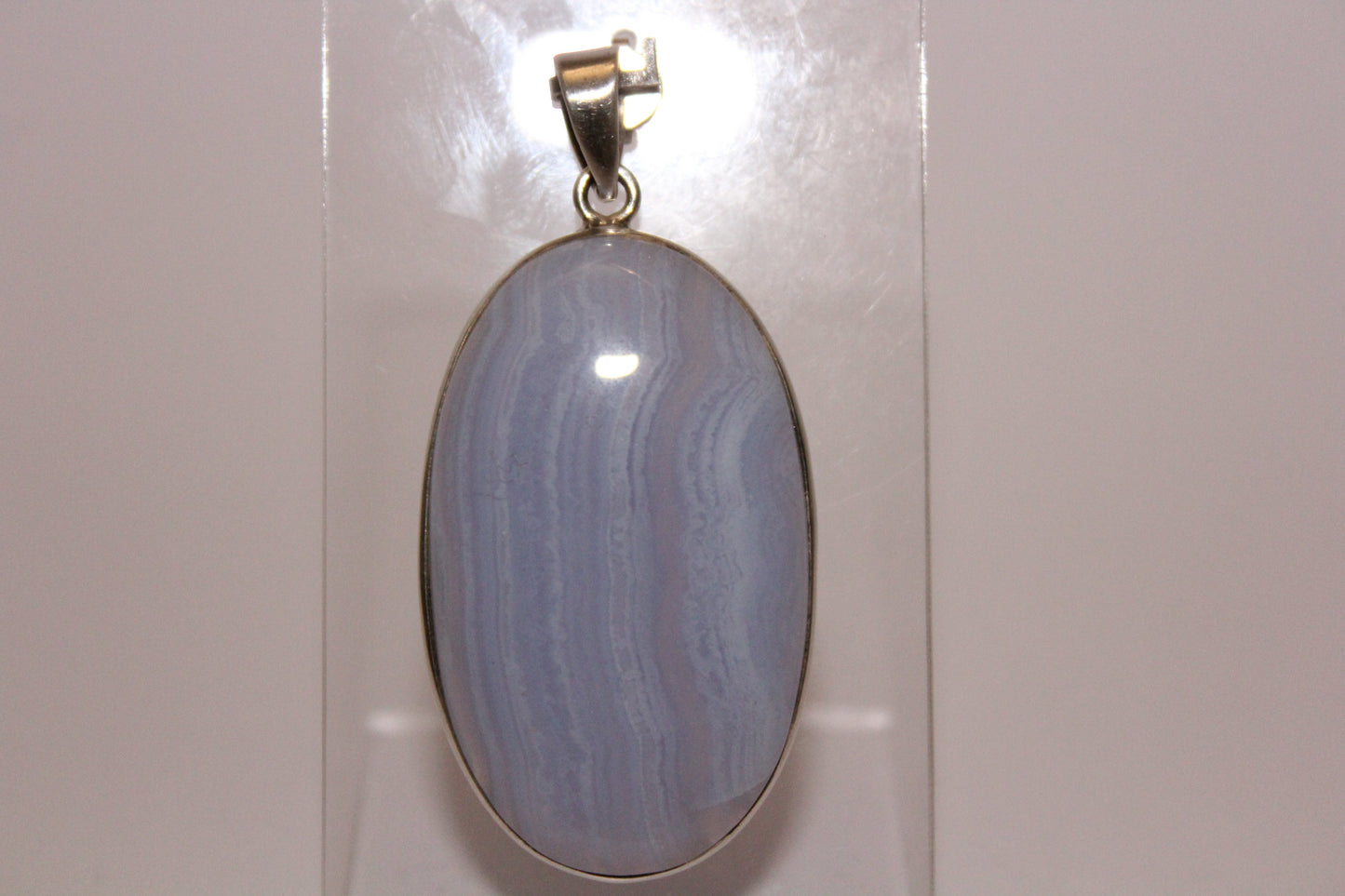 Pendant - Blue Lace Agate - lge
