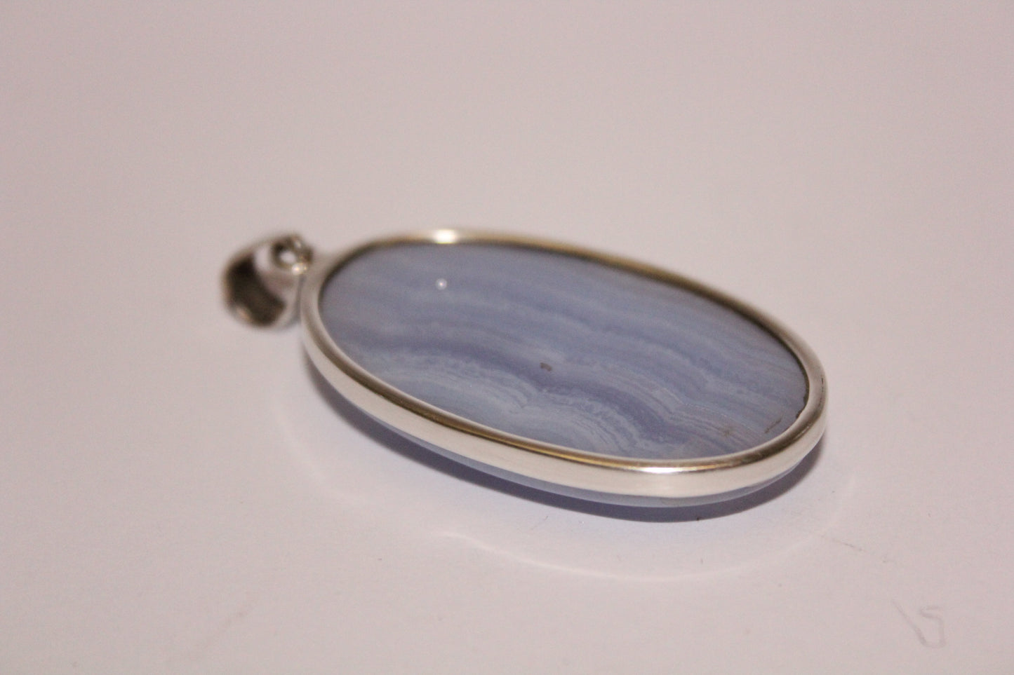 Pendant - Blue Lace Agate - lge