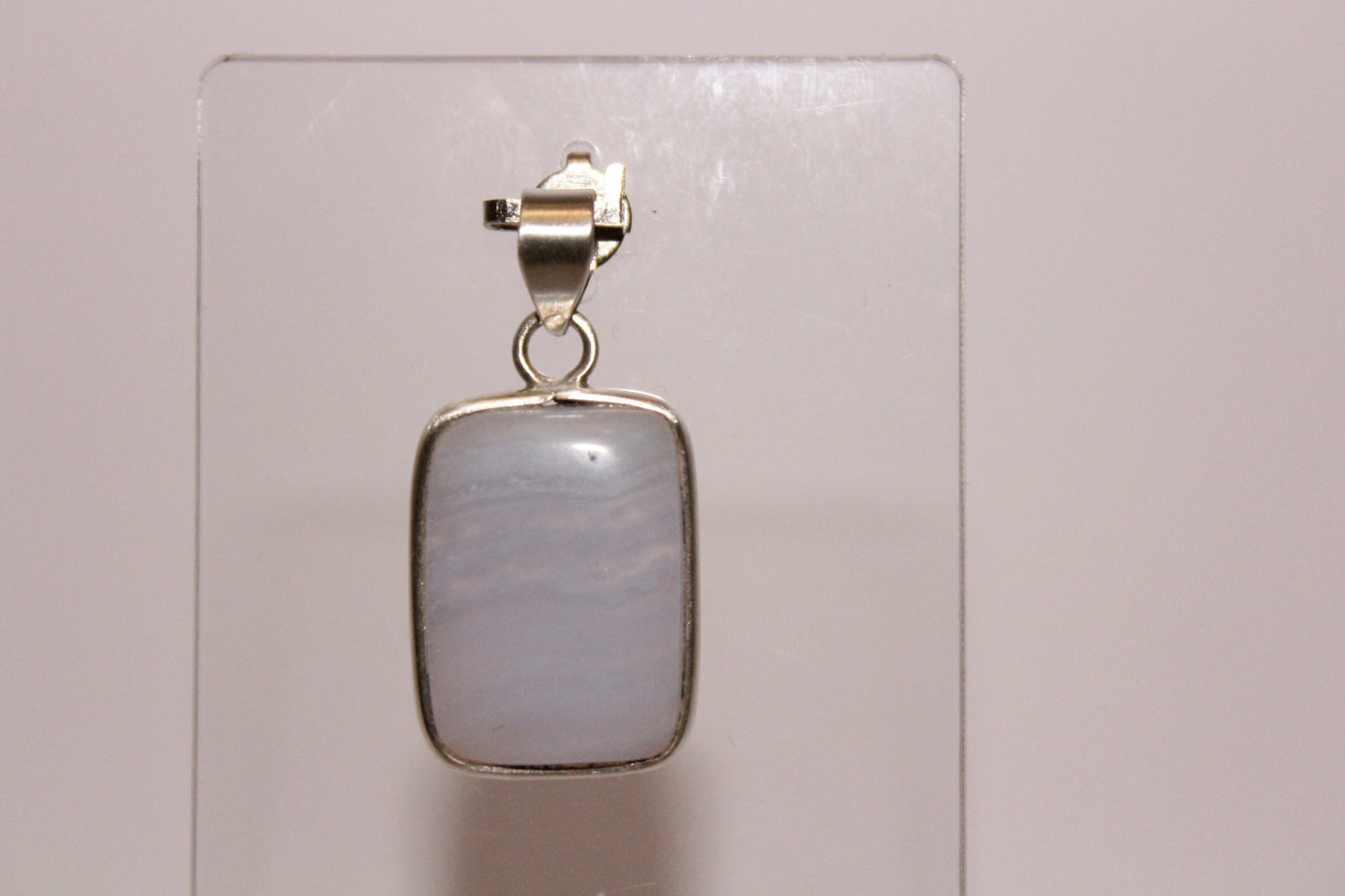 Pendant - Blue Lace Agate - sml