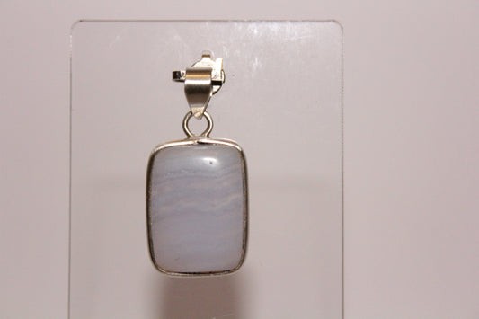 Pendant - Blue Lace Agate - sml