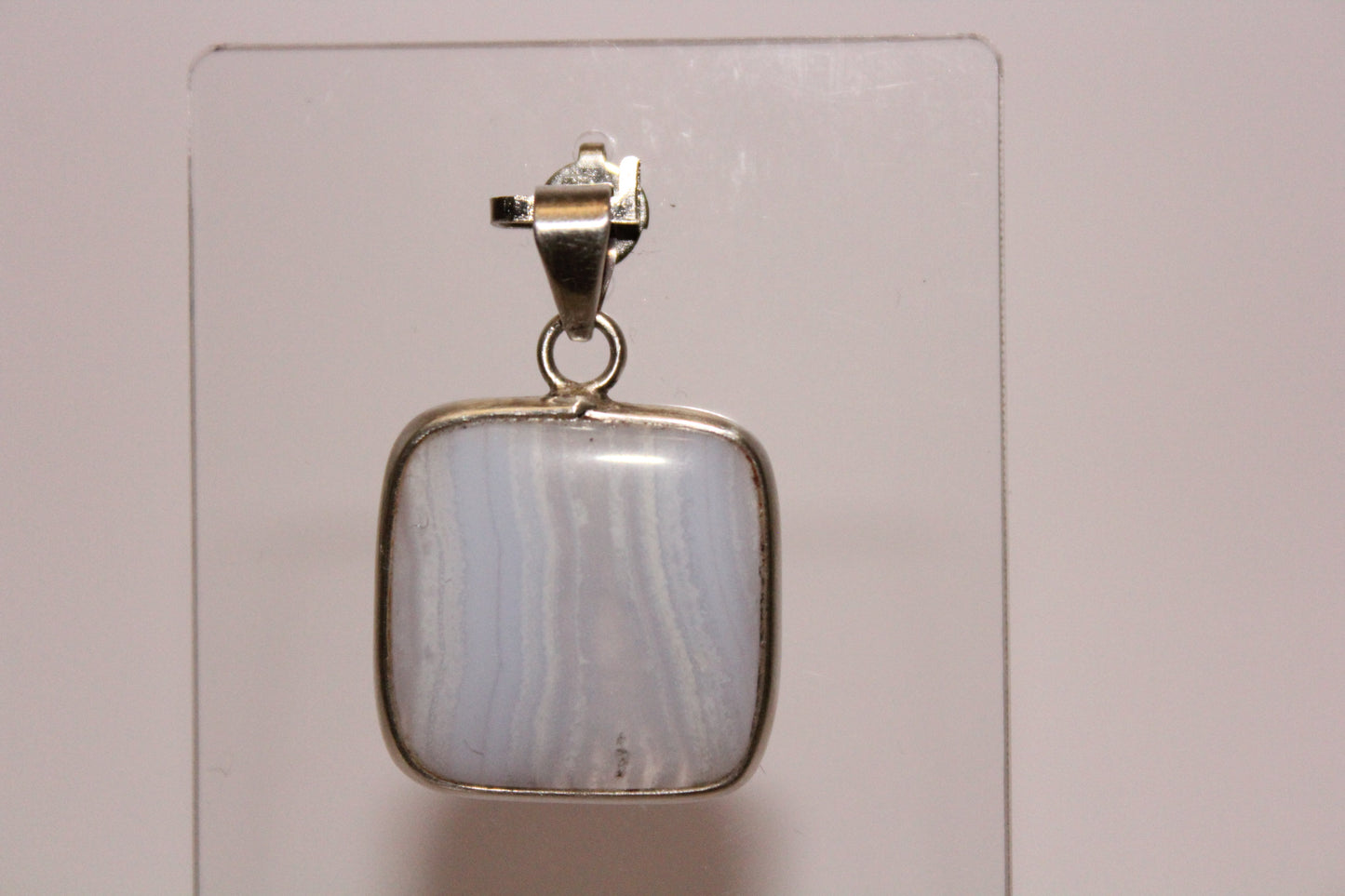 Pendant - Blue Lace Agate - sml