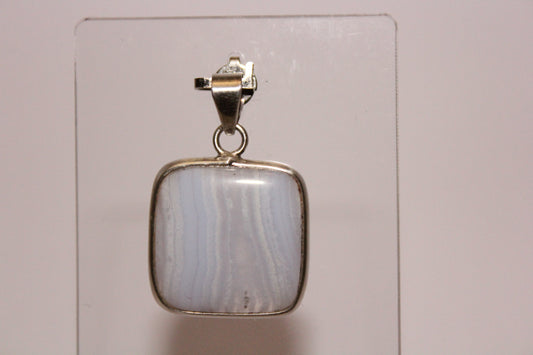 Pendant - Blue Lace Agate - sml