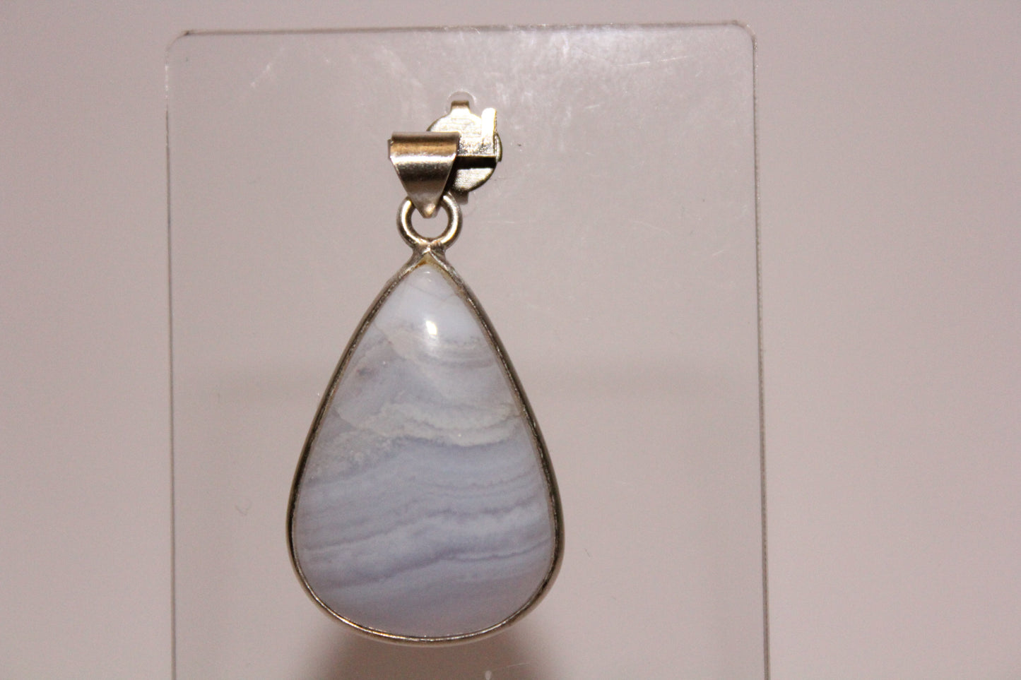 Pendant - Blue Lace Agate - sml
