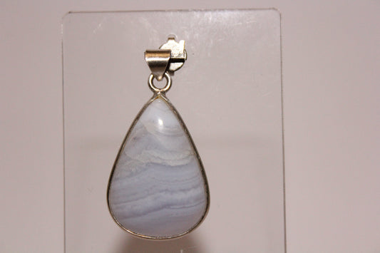 Pendant - Blue Lace Agate - sml